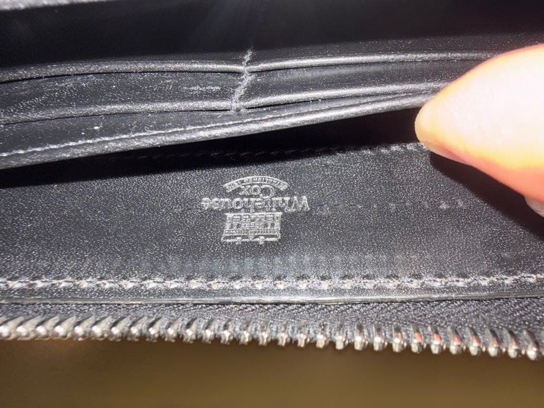 ホワイトハウスコックス　ブライドルレザー長財布　s2622 極美品