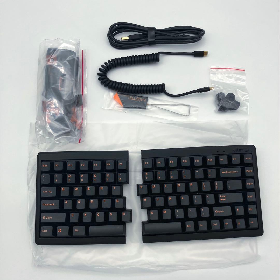 Mistel Barocco MD770RGB 分割型キーボード US配列 茶軸