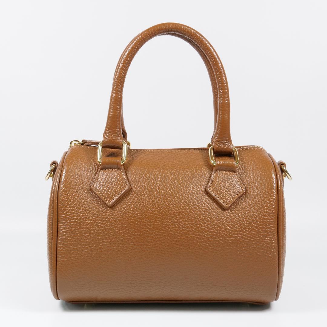 極美品✨オウレンティ ミニボストンバッグ ハンドバッグ 2way ブラウン