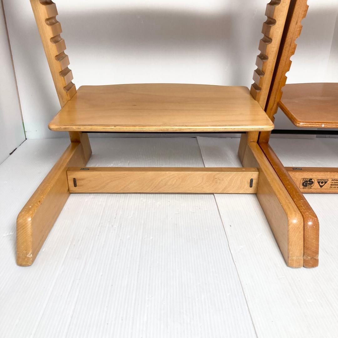 ★2脚セット★ストッケ トリップトラップ ナチュラル 木目 ハイチェア