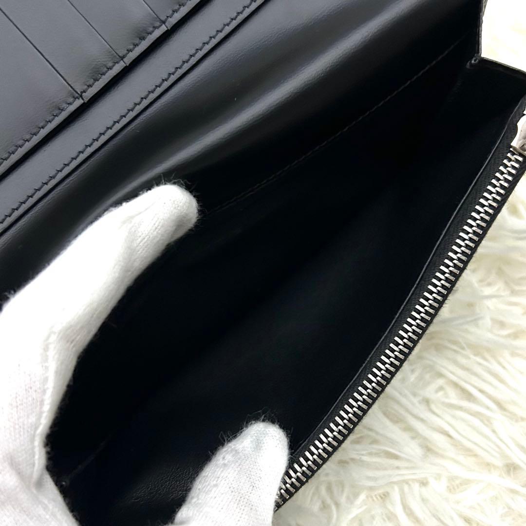 ［極美品］現行 SAINT LAURENT タイニーカサンドラ YSL 長財布