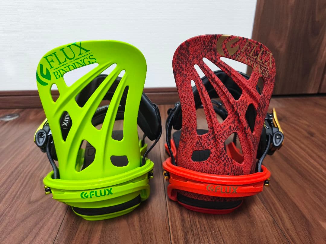 FLUX RL アシンメトリーカラー ビンディング オレンジ ライムグリーン