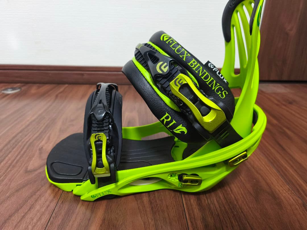 FLUX RL アシンメトリーカラー ビンディング オレンジ ライムグリーン