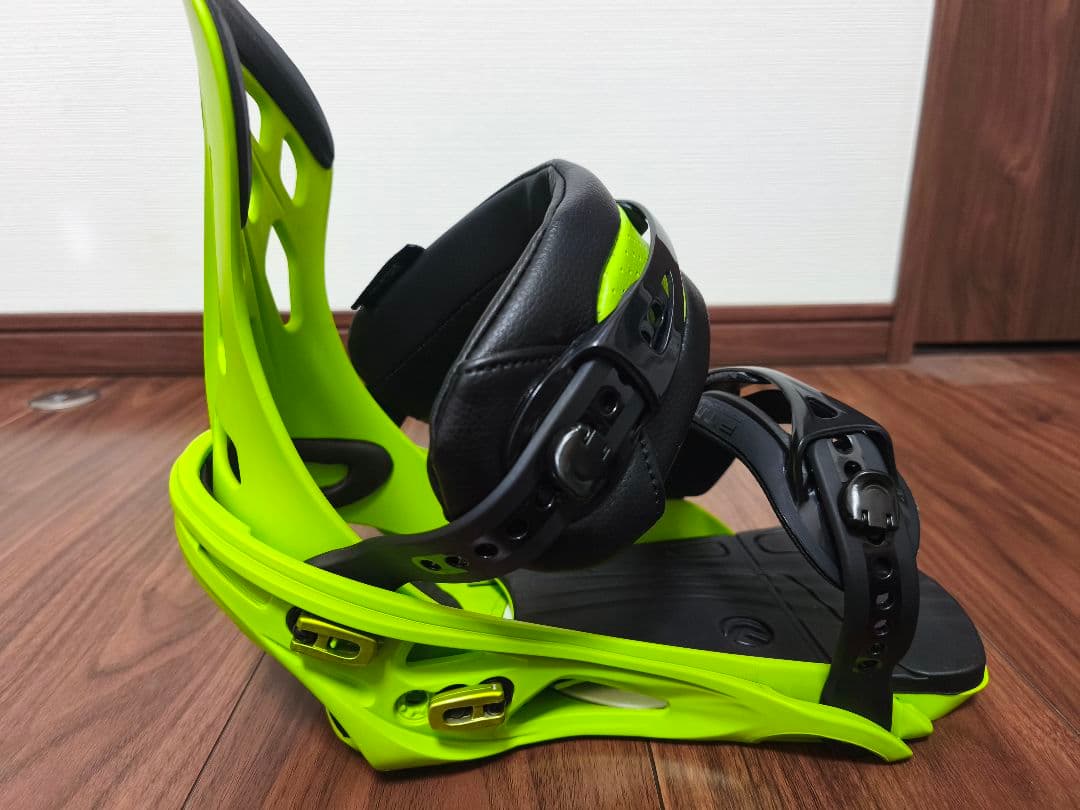 FLUX RL アシンメトリーカラー ビンディング オレンジ ライムグリーン