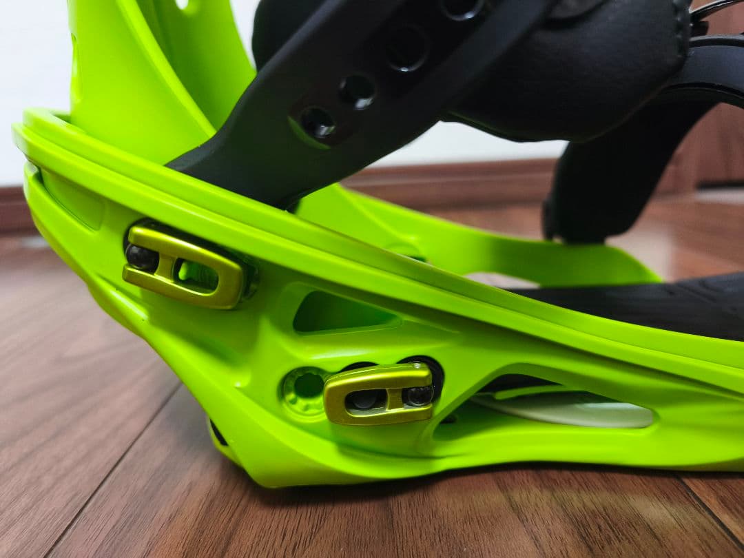 FLUX RL アシンメトリーカラー ビンディング オレンジ ライムグリーン