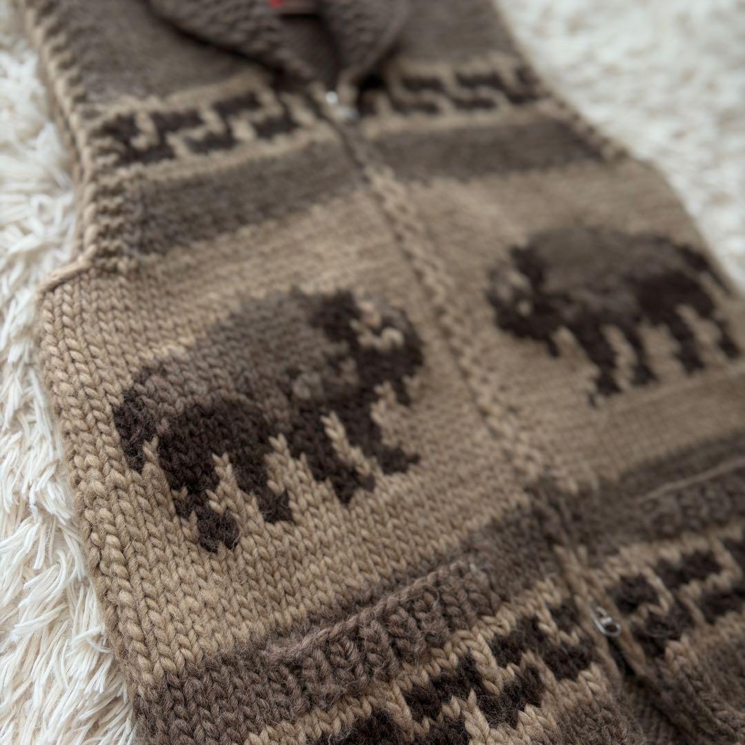 【SALE】【希少】Kanata ショールカラー カウチン ニット ベスト