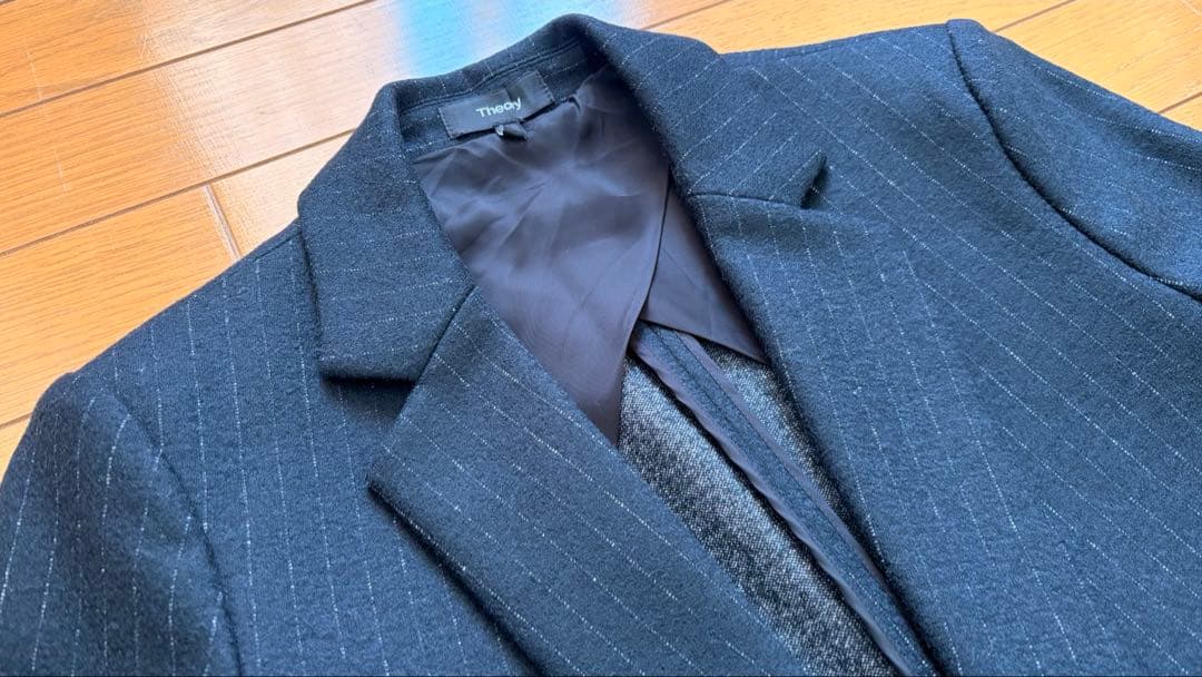 Theory ウールブレンド　ピンストライプ　ジャケットセットアップ
