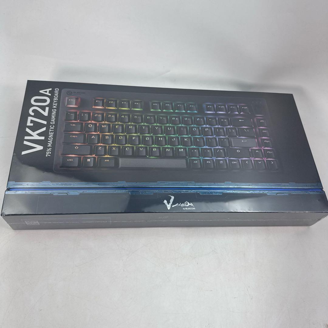 エレコム ゲーミングキーボード TK-VK720ABK-EN US配列