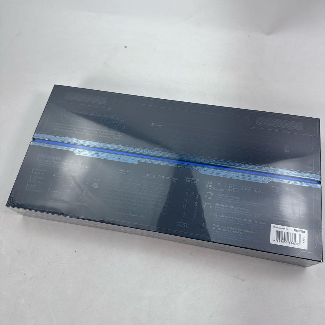 エレコム ゲーミングキーボード TK-VK720ABK-EN US配列