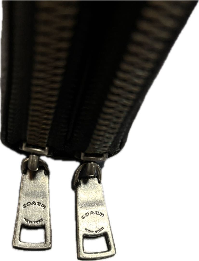 Coach 長財布 クラッチバッグ オーガナイザー Wファスナー