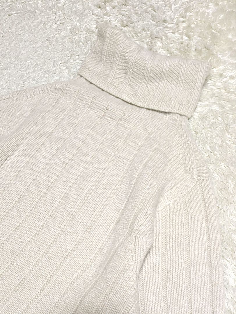 アンフィル アルパカ100% タートルネック ニット チュニック オーバーサイズ