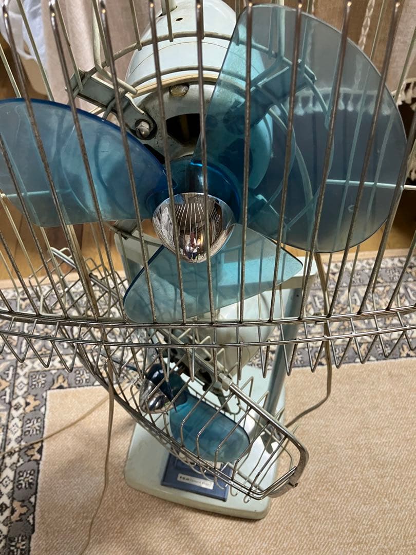 激レア　昭和レトロ扇風機　富士電機　サイレントペア