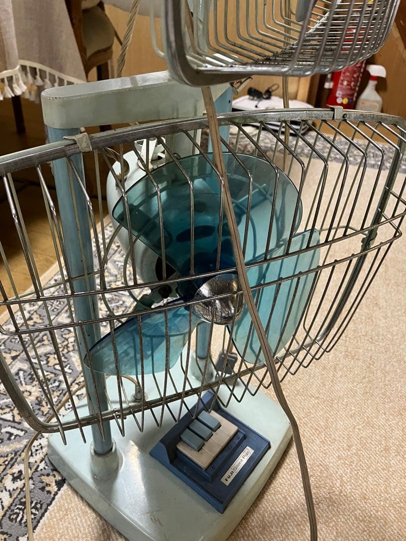 激レア　昭和レトロ扇風機　富士電機　サイレントペア