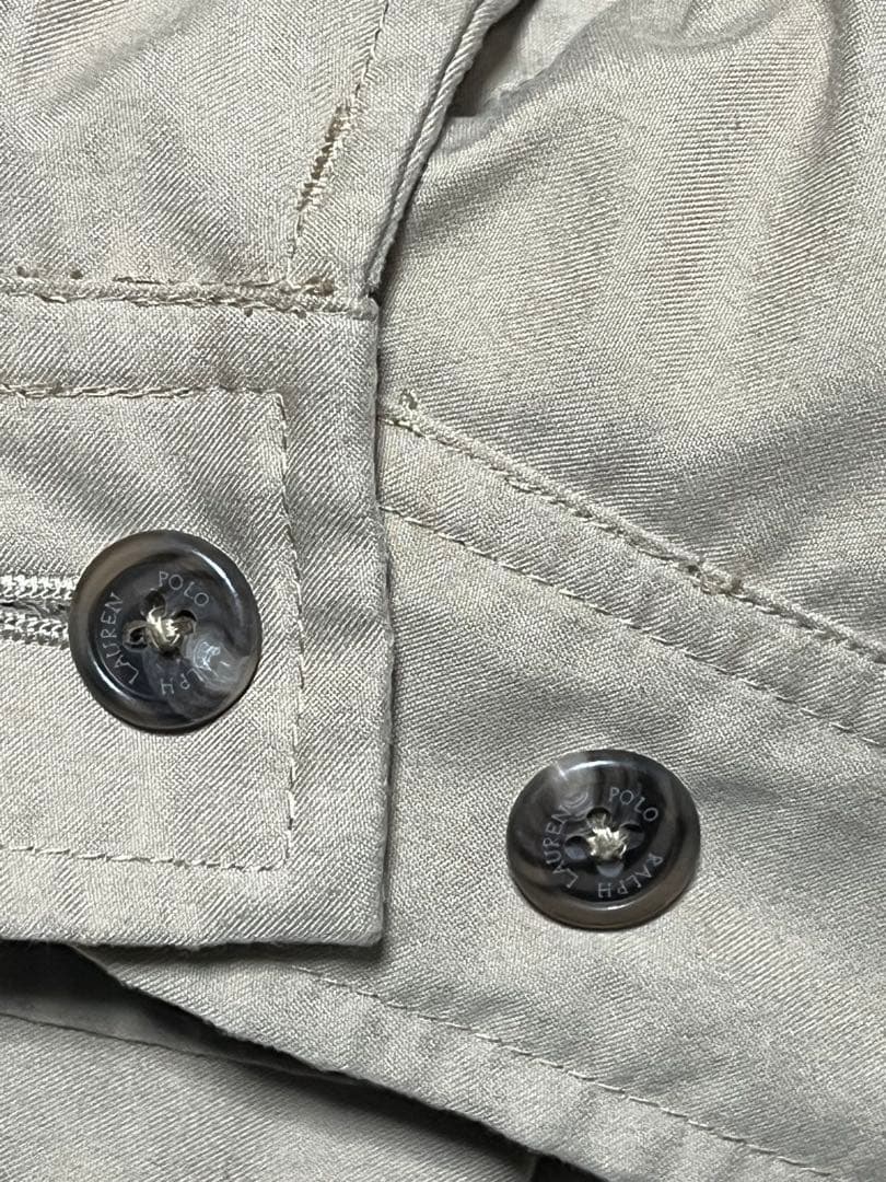 ラルフローレン スイングトップ L ベージュ 裏地チェック ブルゾン