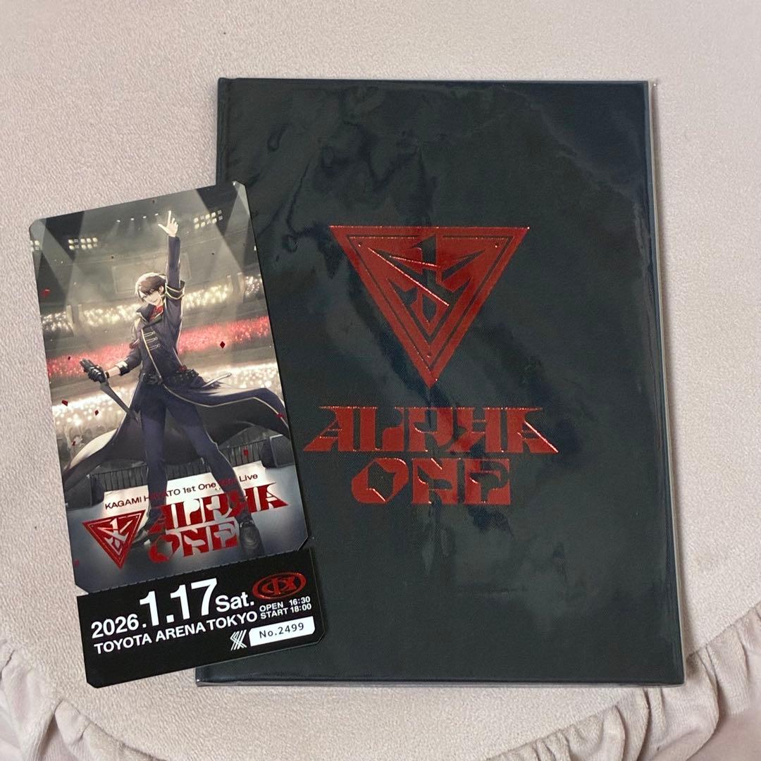 ク*ィ様 加賀美ハヤト ワンマンライブ S席特典 ブックレット メモリアルチケッ