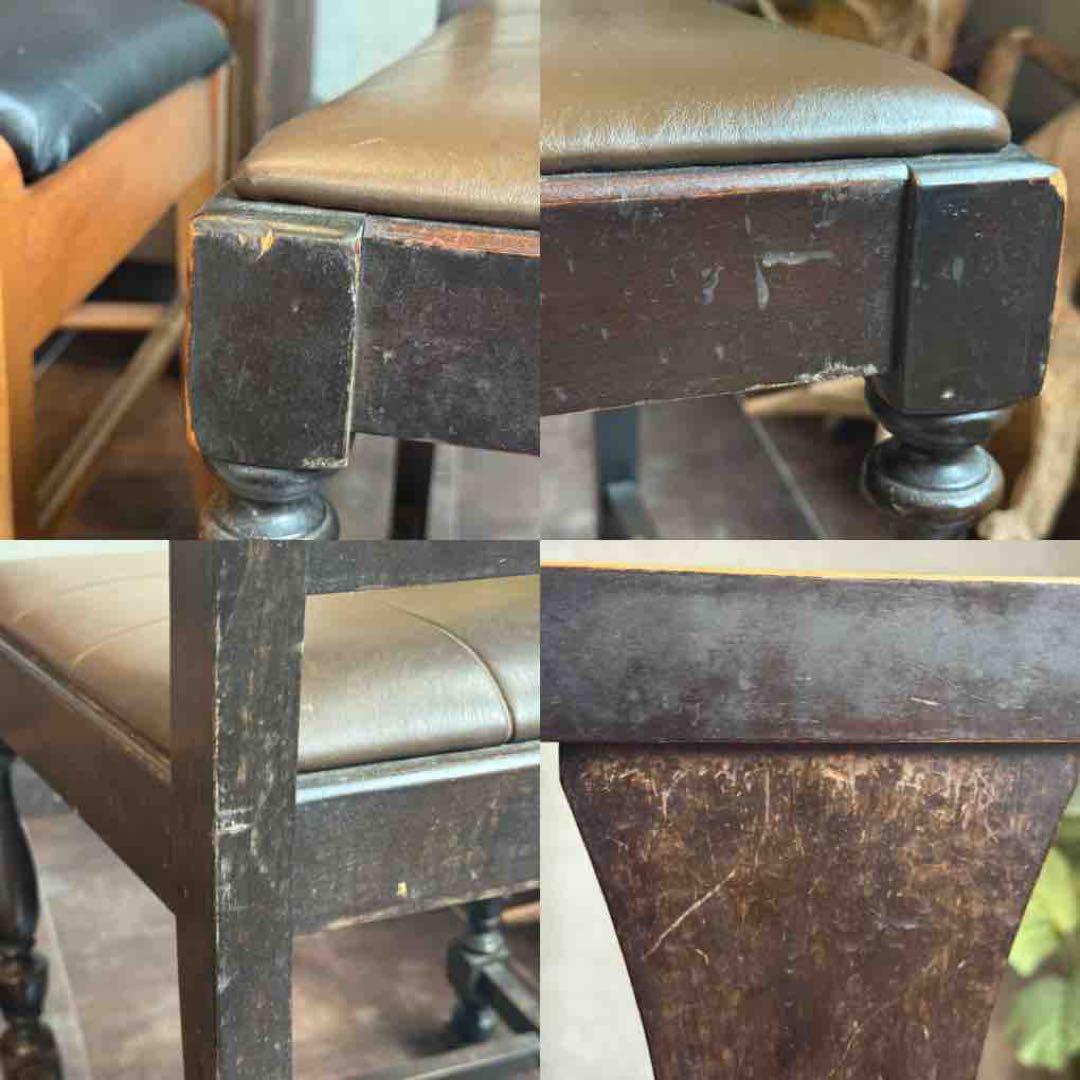 アンティーク　ヴィンテージチェア　クラシック　レトロ　古家具　2脚セット　IZ