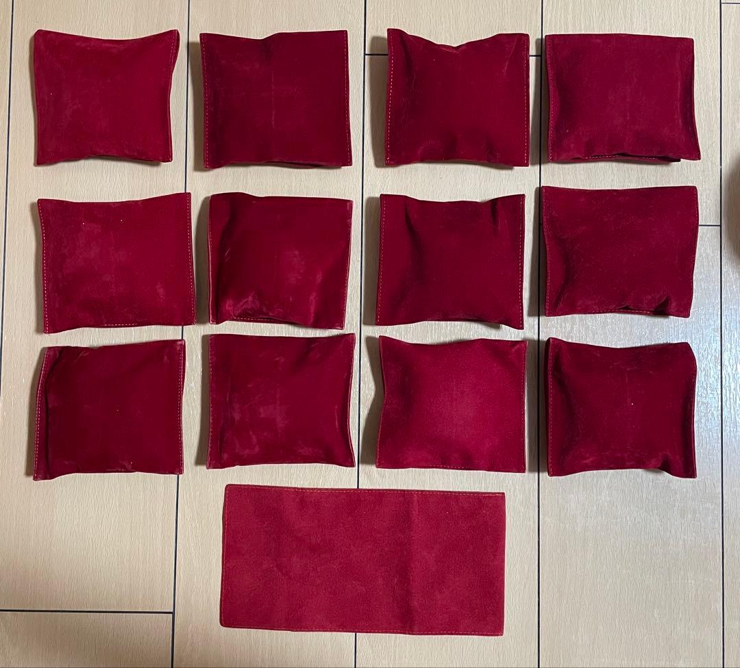 Cartier カルティエ 赤 ポーチ 13枚セット