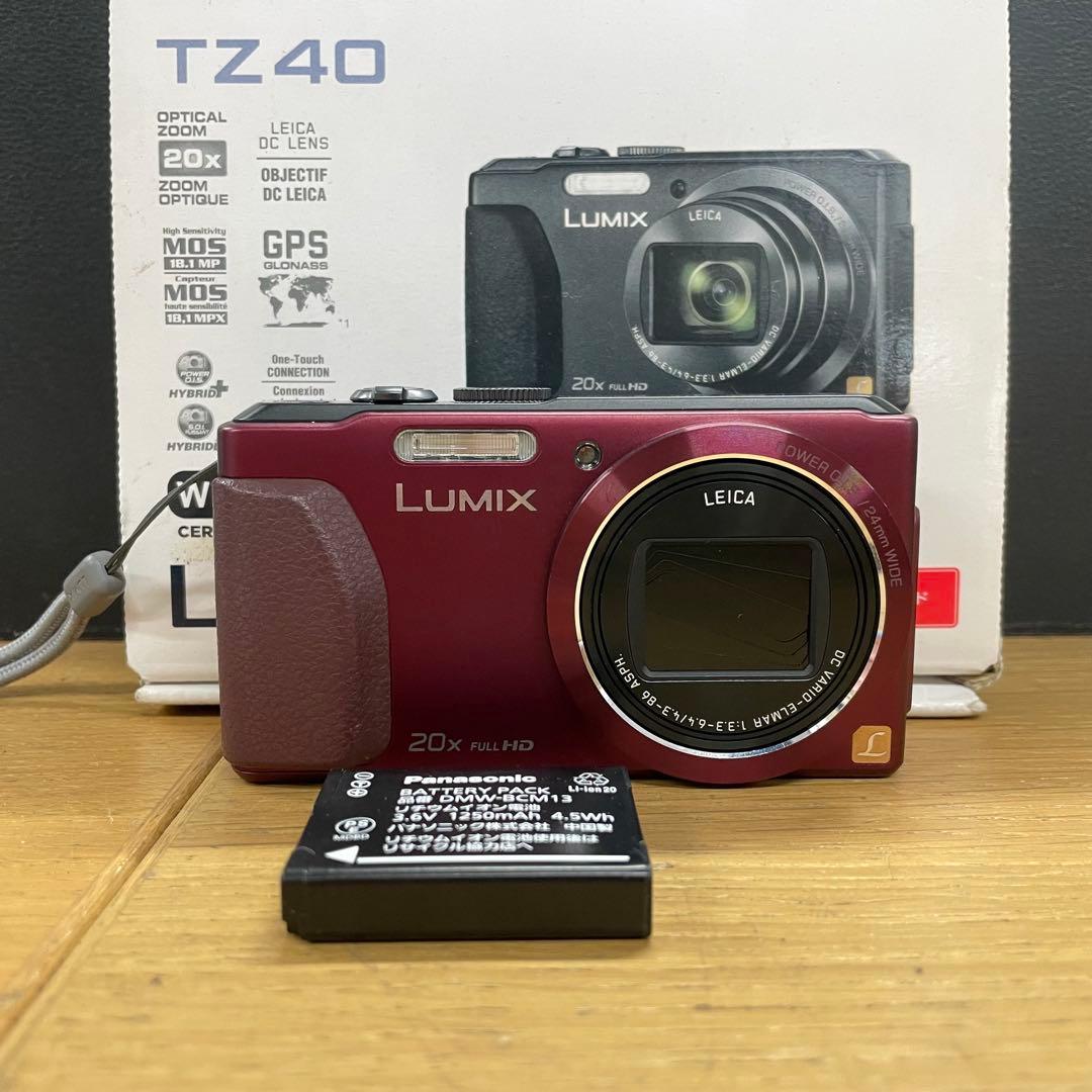 美品 動作品 Panasonic DMC-TZ40 コンパクトデジタルカメラ