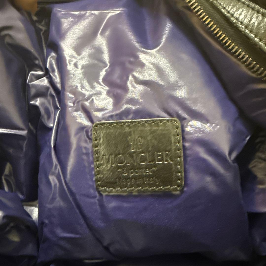 MONCLER ブラック ボストンバッグ