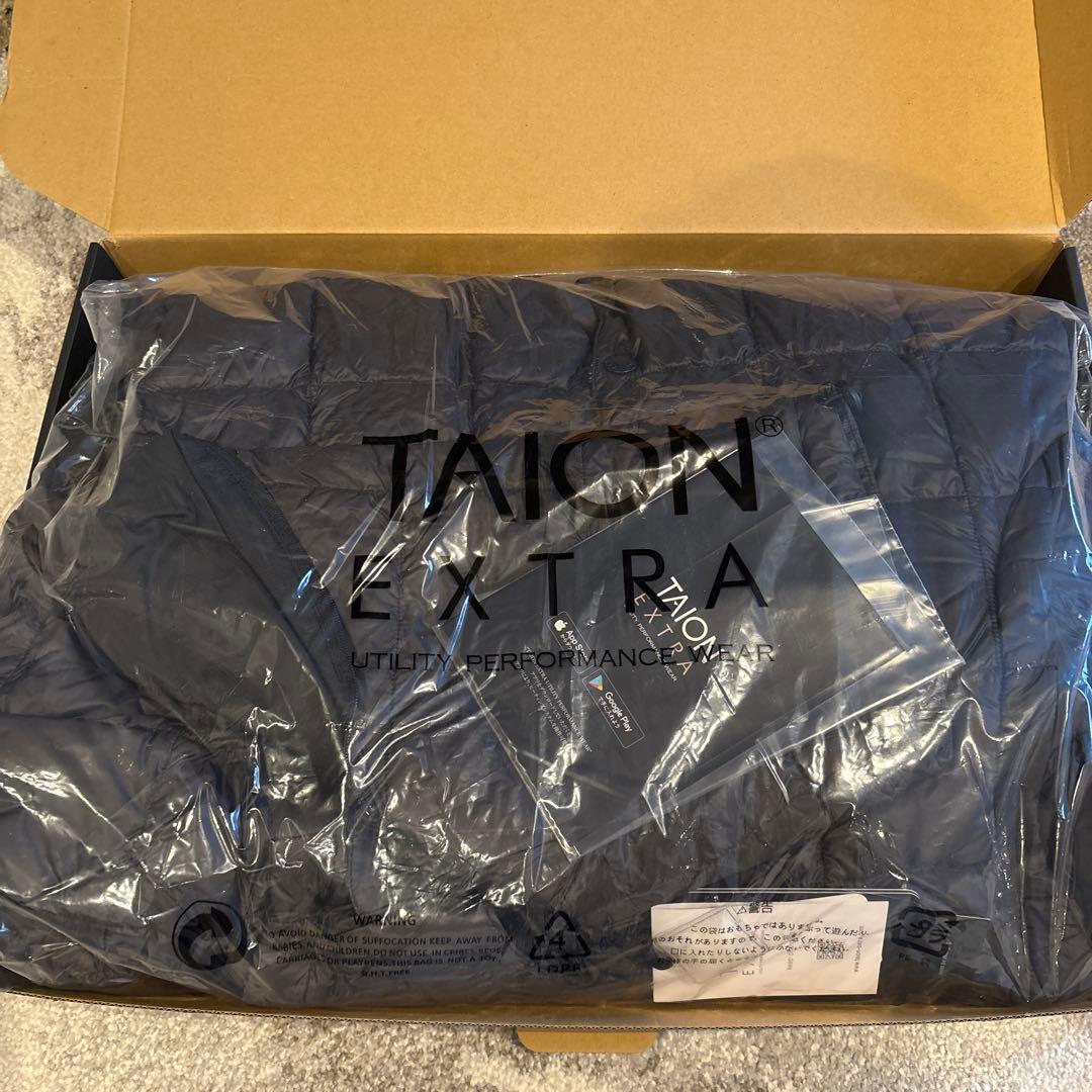 TAION EXTRA ブラック ダウンジャケット　L