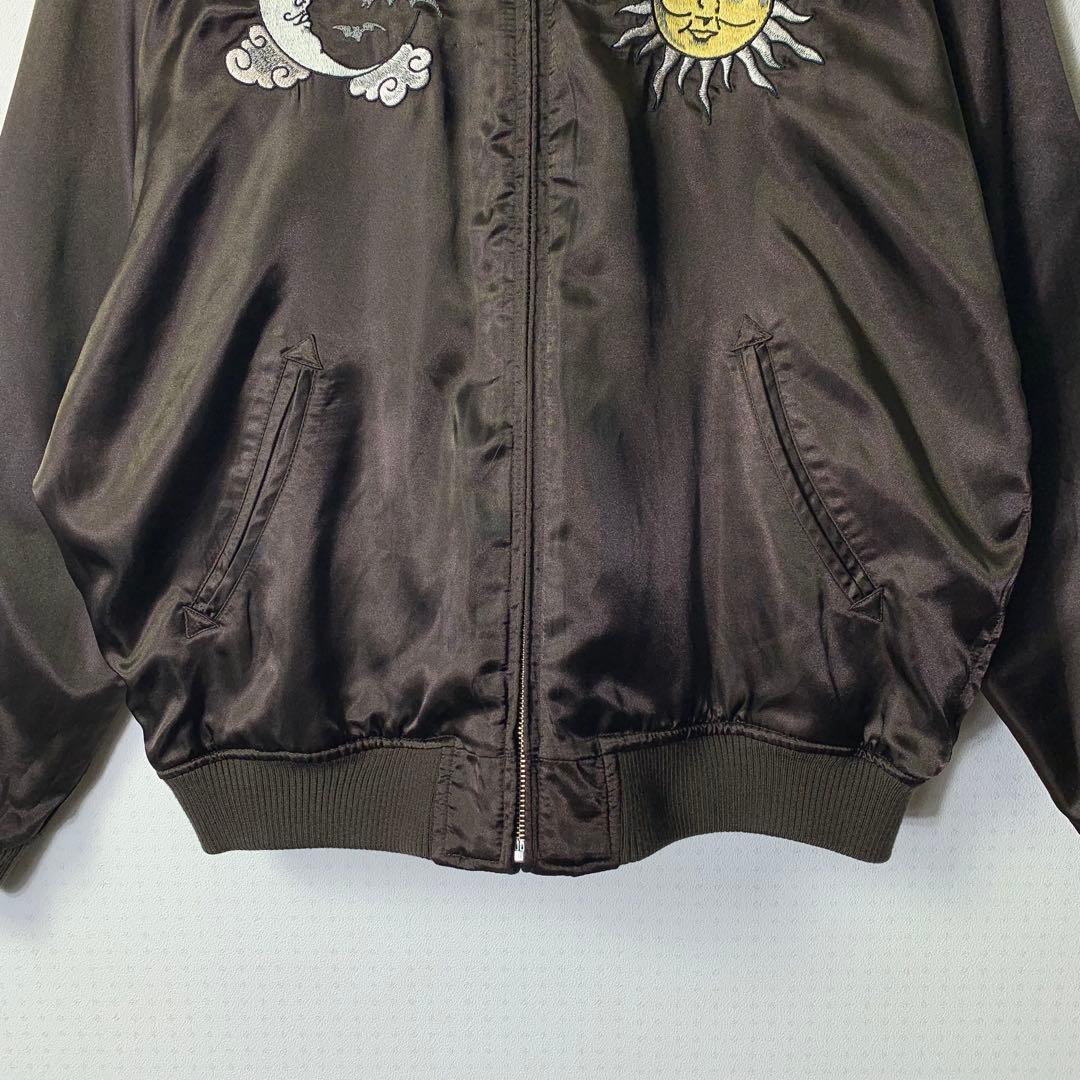 SCHOTT ベルベットリバーシブルスーベニアジャケット L 別珍 スカジャン