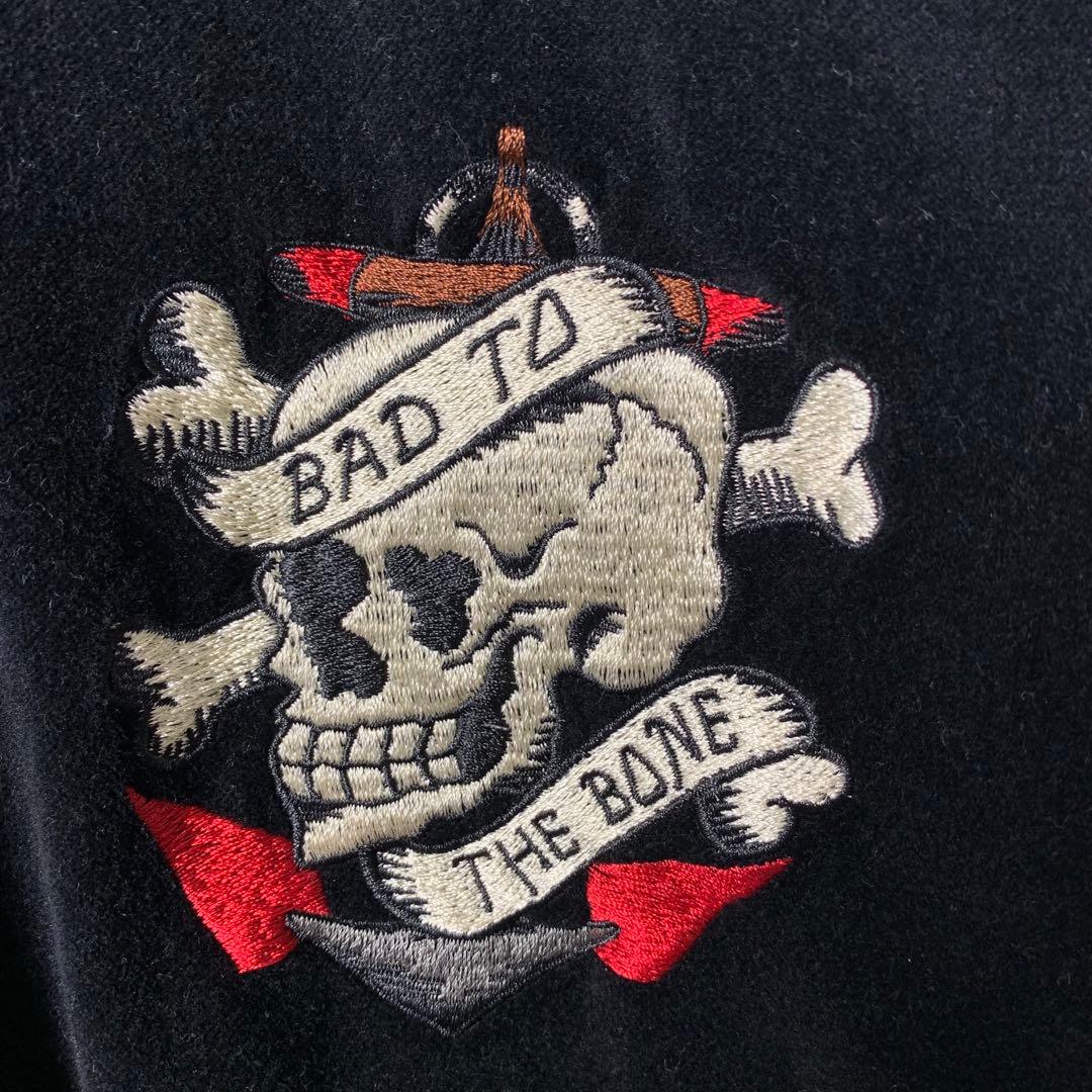 SCHOTT ベルベットリバーシブルスーベニアジャケット L 別珍 スカジャン