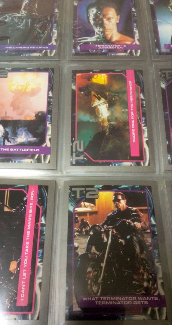 ターミネーター2 トレーディングカードセット 海外版　全140枚＋4枚