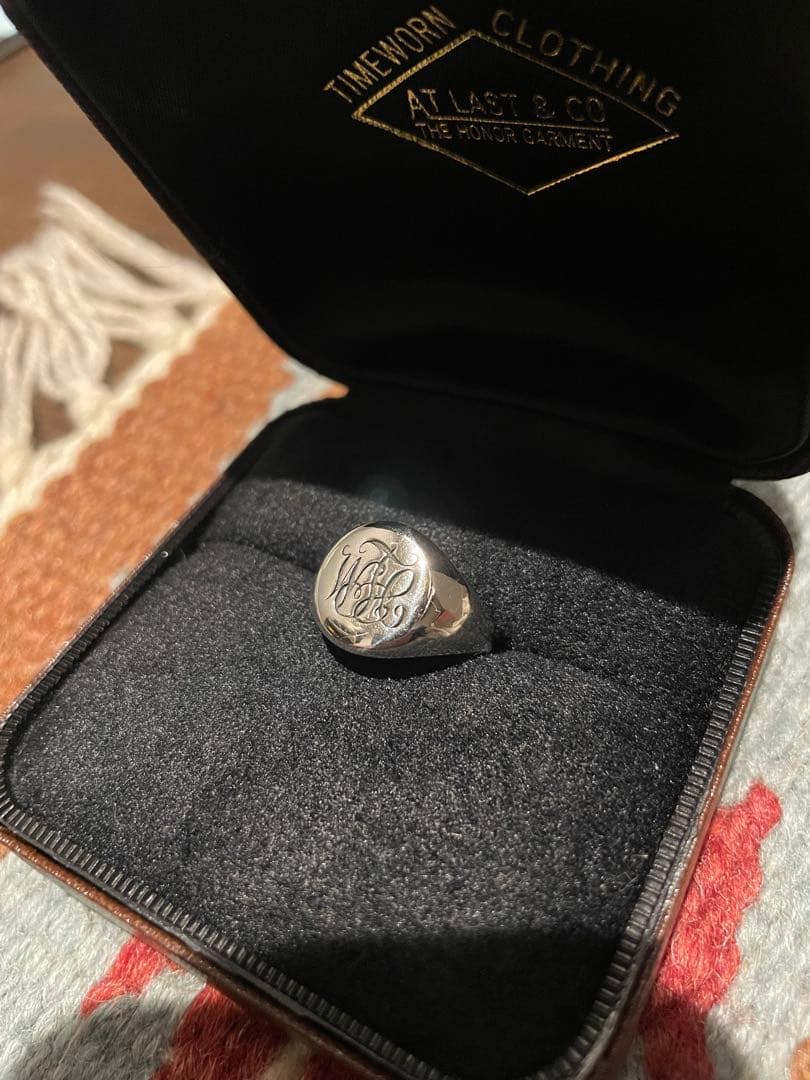 ゆゆ　アットラスト　シグネットリング12号　　　　シルバー925