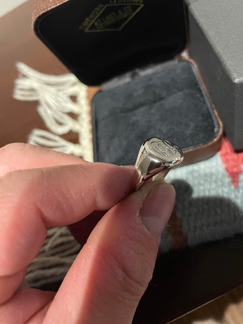 ゆゆ　アットラスト　シグネットリング12号　　　　シルバー925