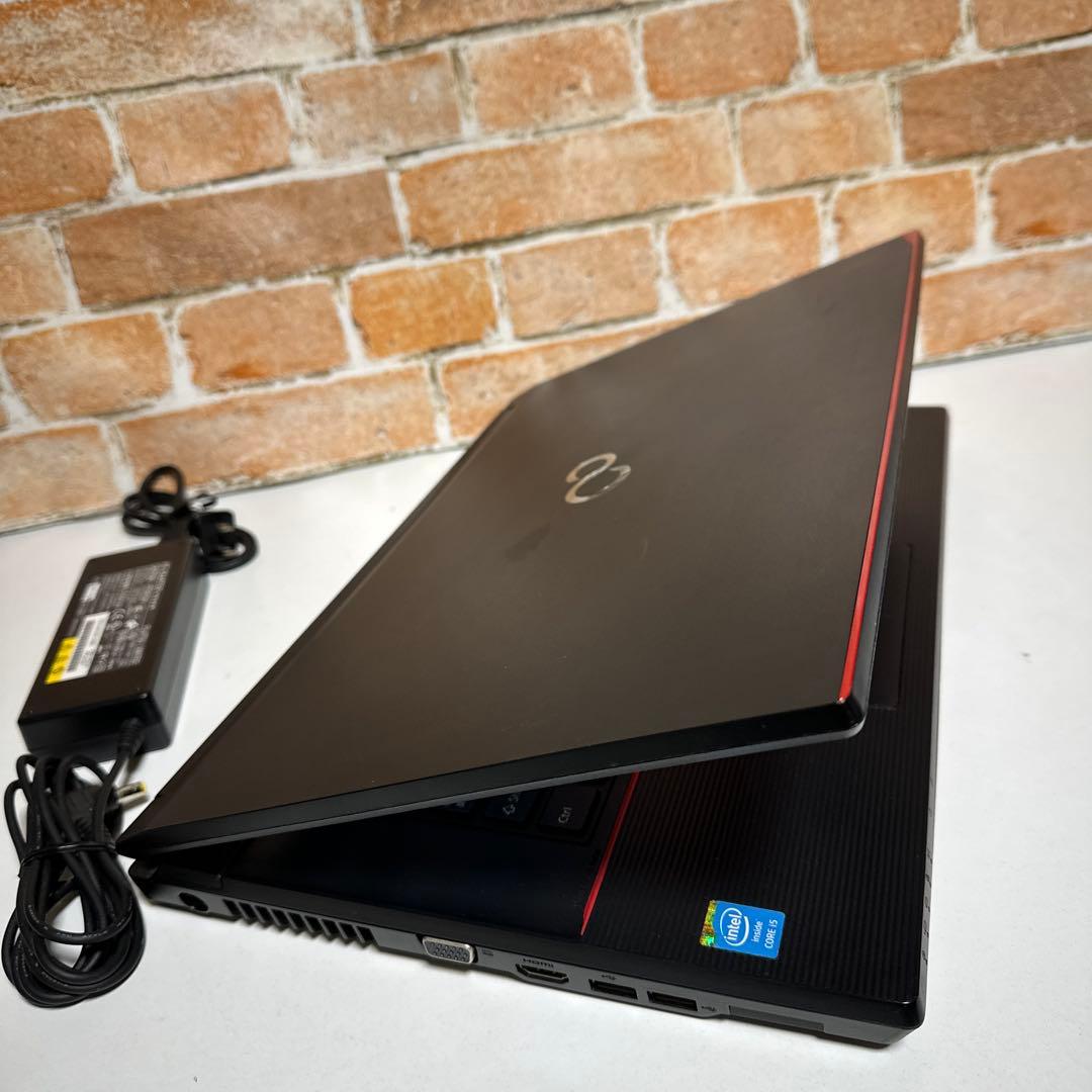 FUJITSUノート PC Corei5 SSD Windows11 オフィス付