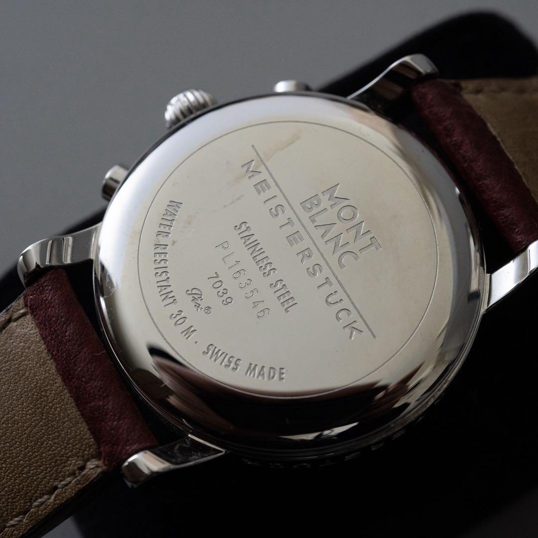 MONTBLANC 7039 MEISTERSTUCK クロノグラフ 腕時計
