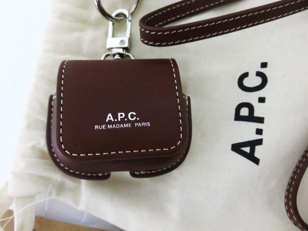 定価3万 A.P.C. Airpods Case Max 3eme ブラウン