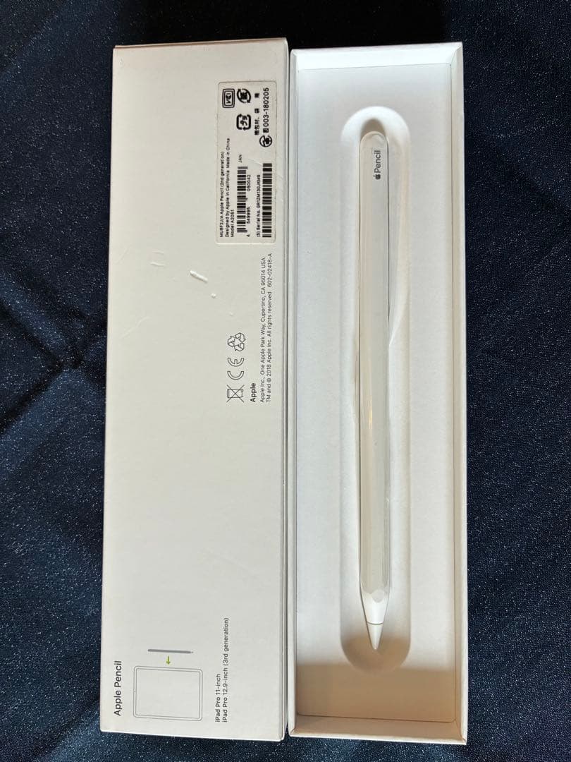 Apple Pencil ホワイト 第二世代 箱付き