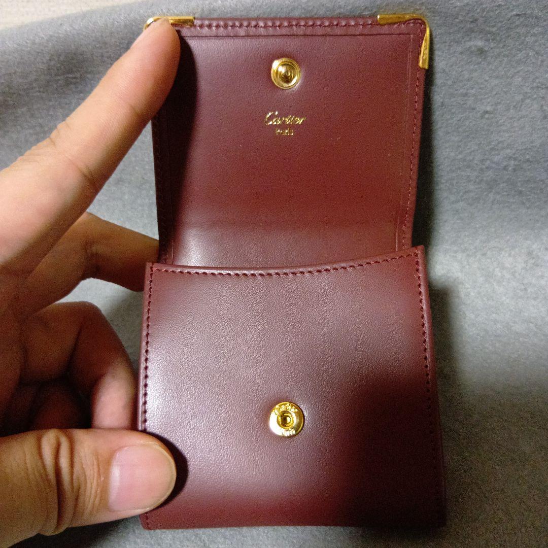 Cartier カルティエ ケース ミニウォレット マストライン ボルドー