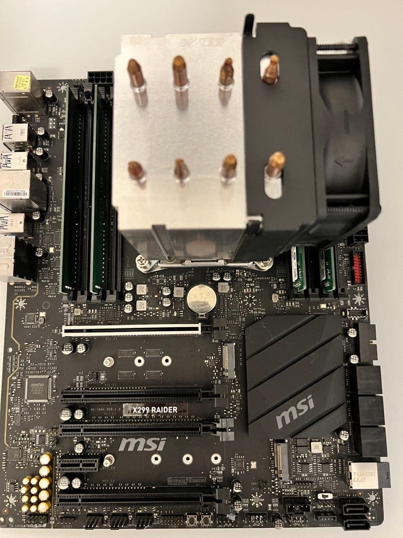 MSI X299 RAIDER マザーボード+CPU+メモリー