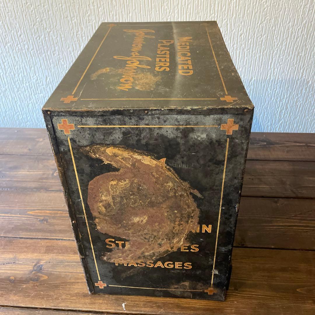 Johnson & Johnson キャビネット収納 アンティーク ビンテージ