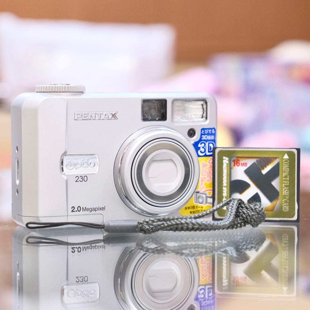 名機動作品 平成レトロ 自撮り Y2K CCD PENTAX OPTIO 230