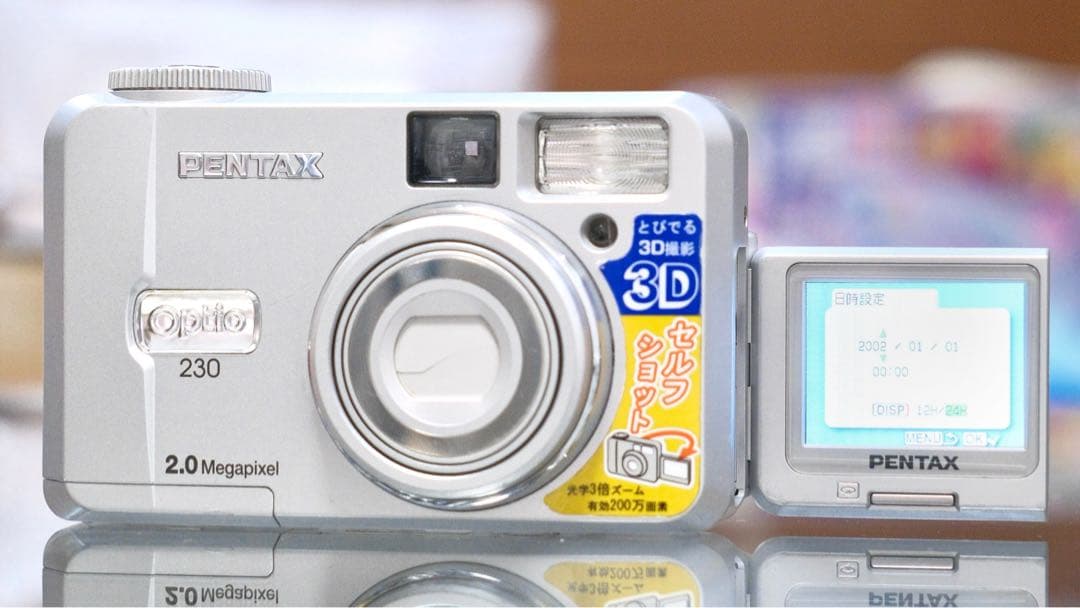 名機動作品 平成レトロ 自撮り Y2K CCD PENTAX OPTIO 230