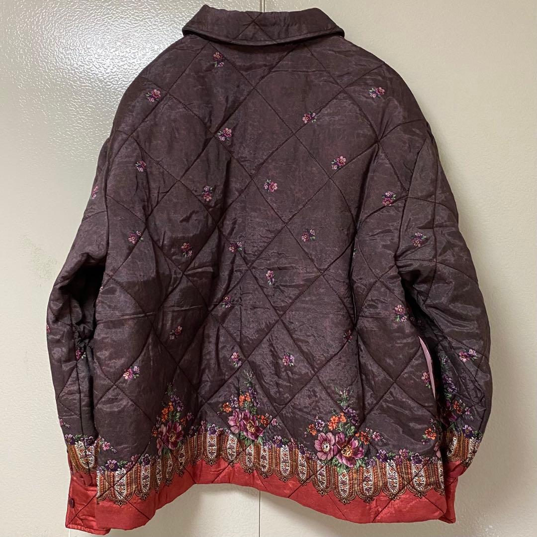 新品 crinkle crinkle crinkle パターンキルトブルゾン