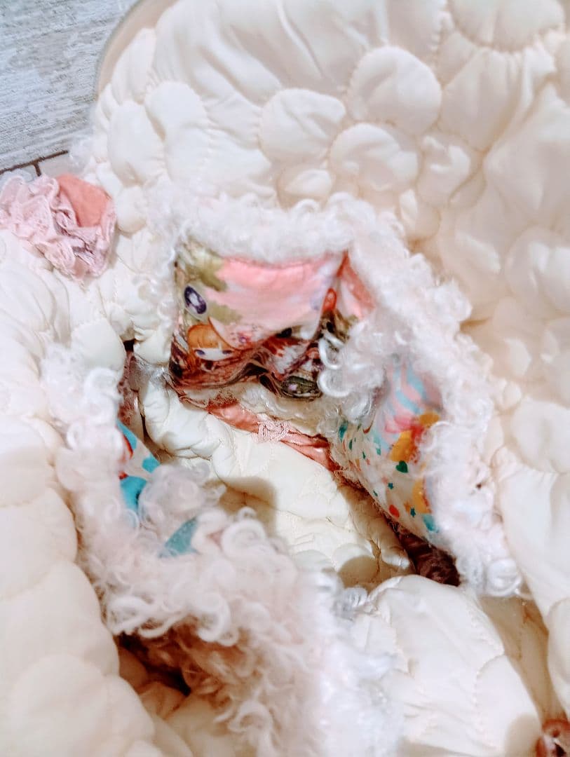 女の子パネルハンドメイドバッグ♡