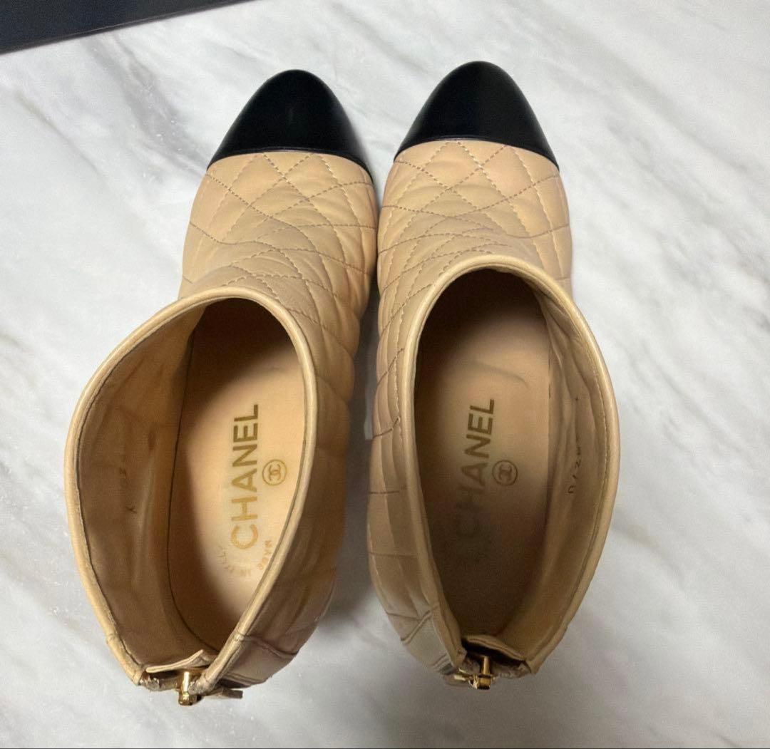 CHANEL シャネル キルティング　ブーツ