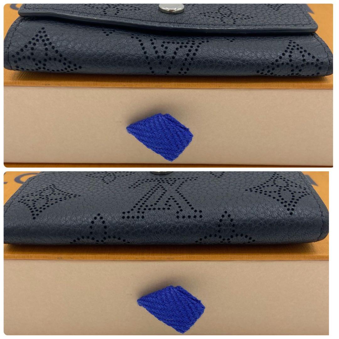 LOUIS VUITTON キーケース モノグラム パンチング ブラック