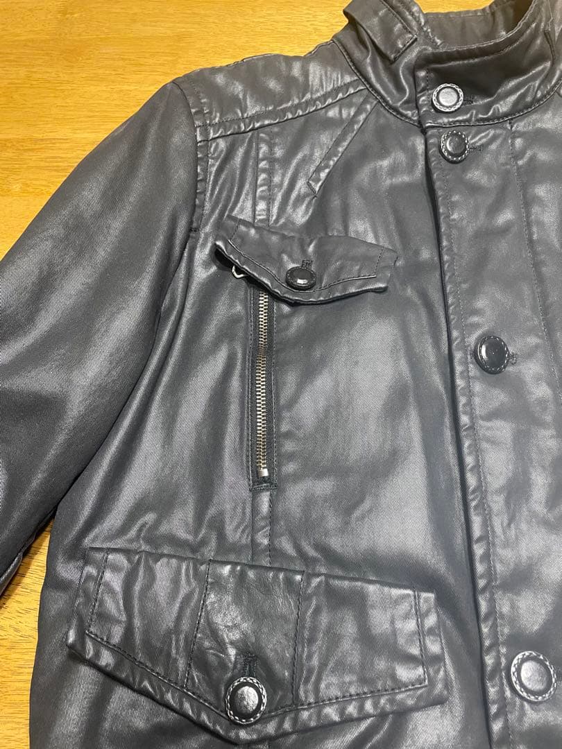 【再お値下げしました】革ジャン トラサルディ 本革 黒 サイズ50