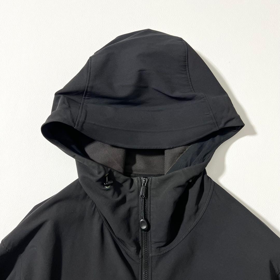 3339　アークテリクス　ガンマLTフーディ　ジップアップパーカー　黒　M