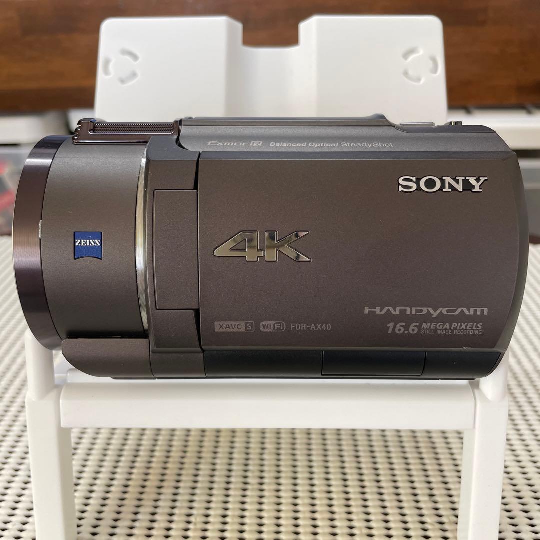 SONY Handycam 4K ビデオカメラ FDR-AX-40 ジャンク