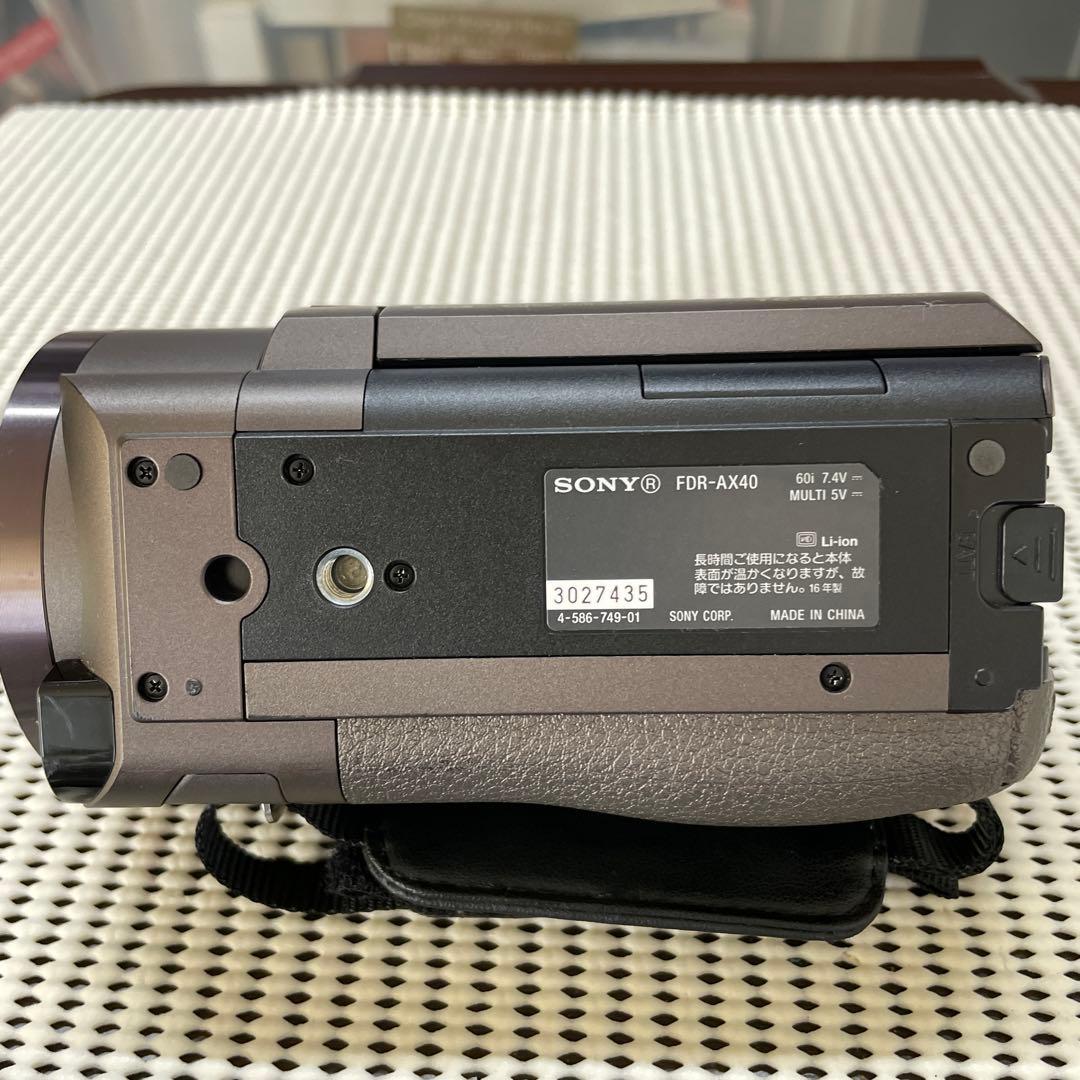 SONY Handycam 4K ビデオカメラ FDR-AX-40 ジャンク