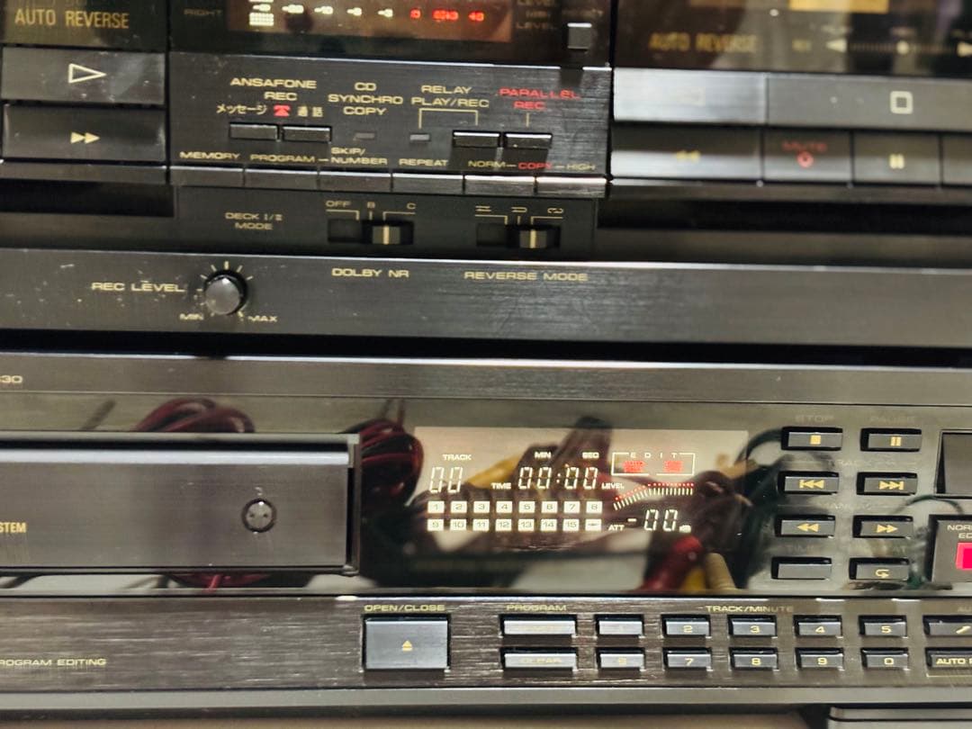 パイオニア　レトロなコンポ private CD.カセット.ラジオ.レコード