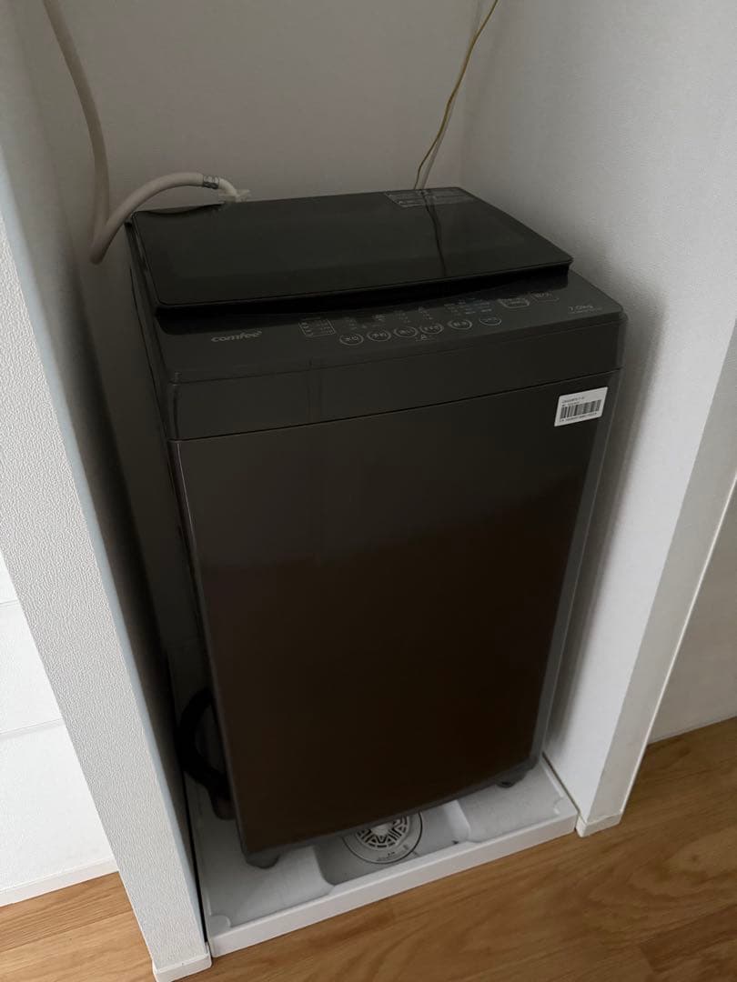 【最終値下げ】洗濯機　7キロ　一人暮らし　黒　ブラック