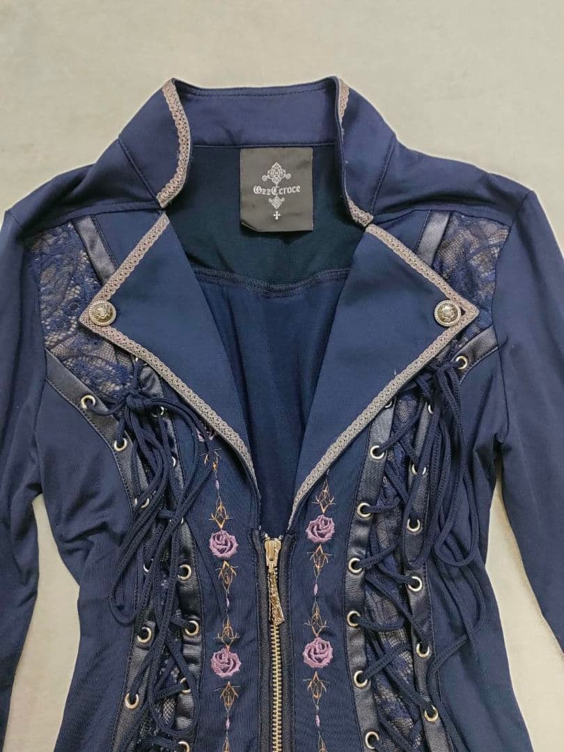 Ozz Croce ワンピース　ネイビージャケットドレス