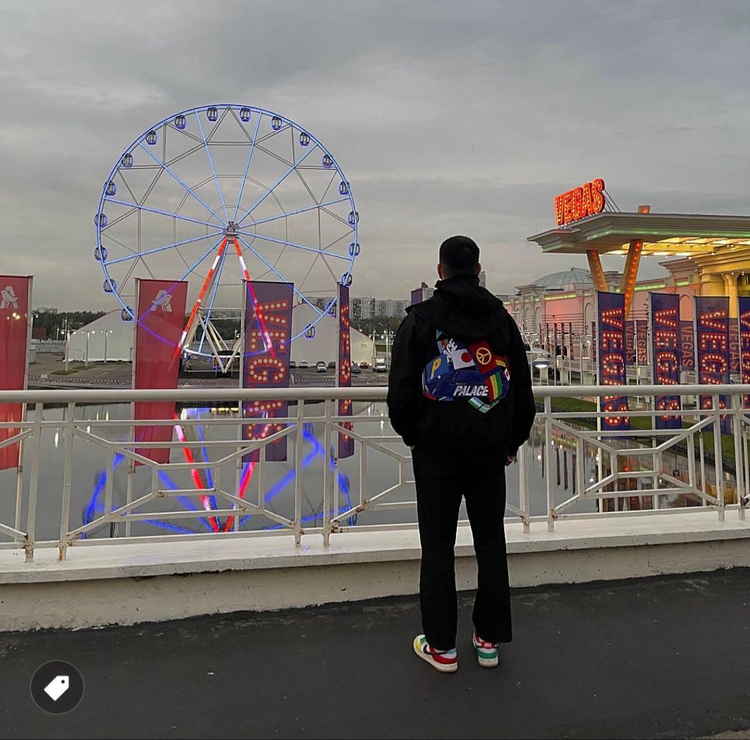 [中古] SS21 palace TRI-FLAG HOODED JACKET